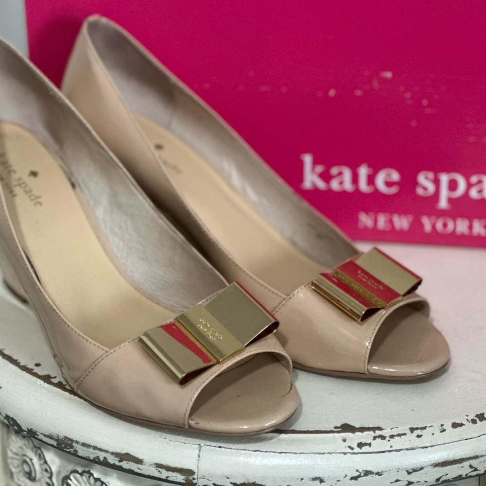 Kate Spade Peep Toe Heels - Pre-owned